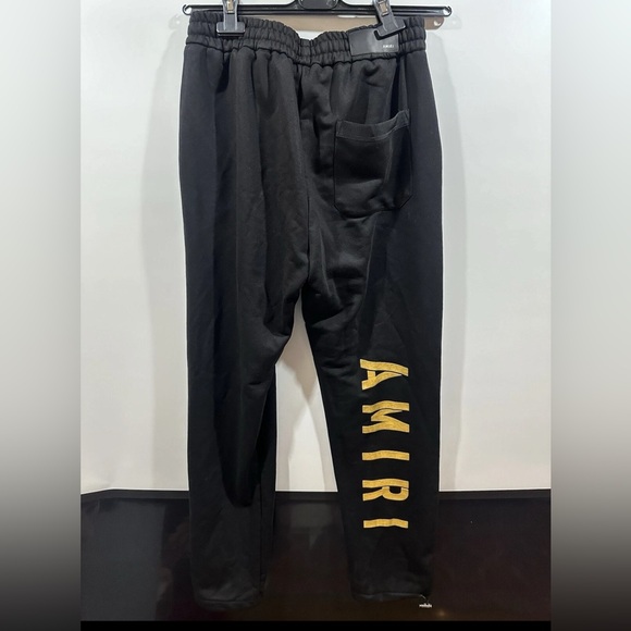 AMIRI Black Joggers with White Accents - Picture 11 of 11